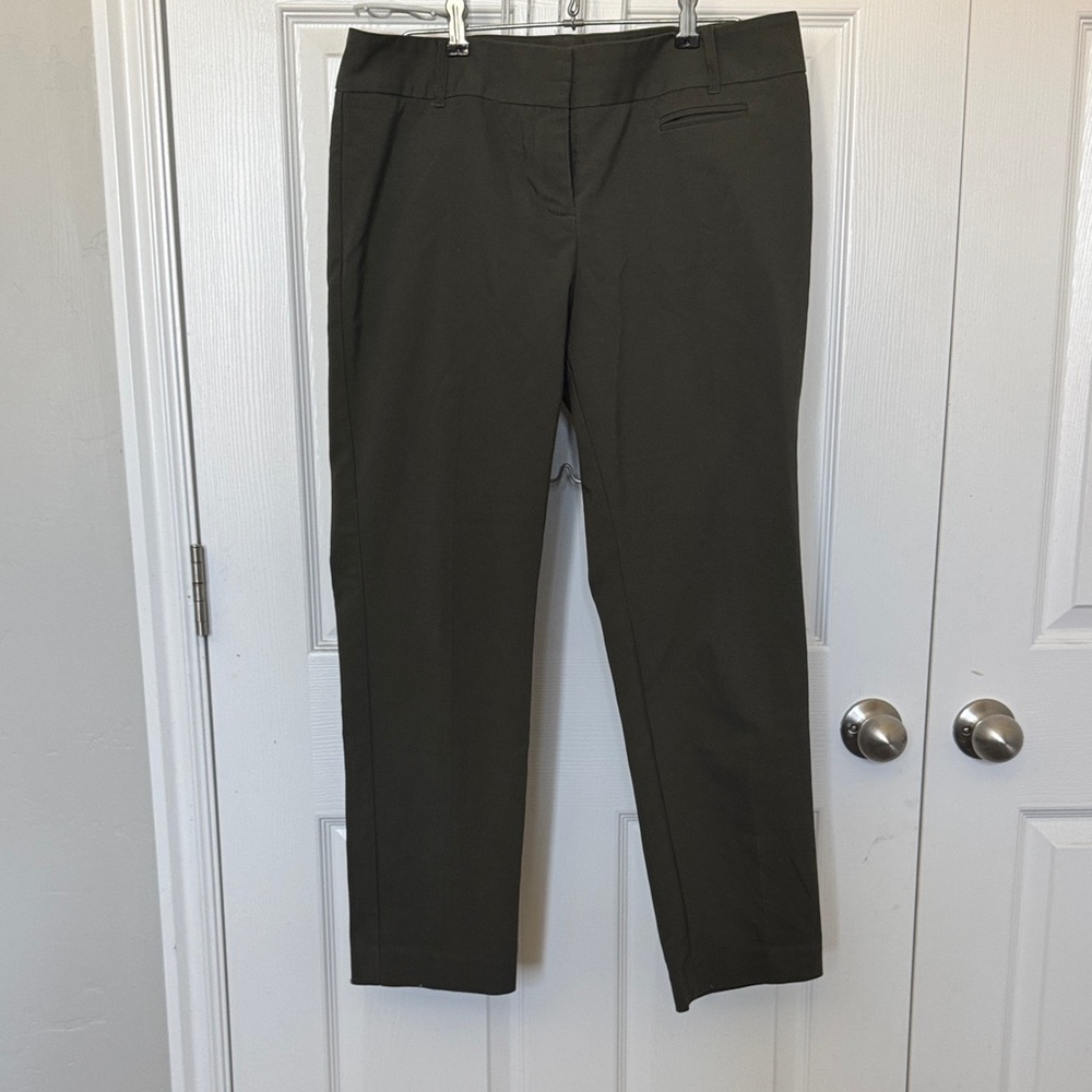 Van Heusen Olive Stretch Trousers